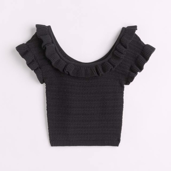 H&M Crochet Knit Crop Top - Picture 1 of 11